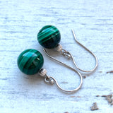 Elegant ball drop earrings