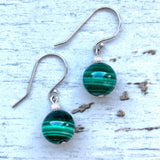 Elegant ball drop earrings