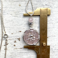 Rose Quartz Venus necklace