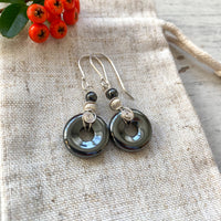 Spiral Rock earrings