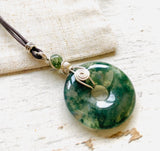 Selction of spiral rock pendants