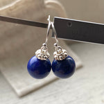 Elegant ball drop earrings