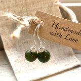 Elegant ball drop earrings