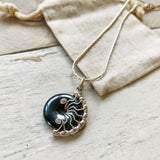 Small Silver wire wrapped necklaces