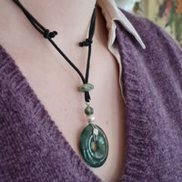 Selction of spiral rock pendants