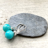 Amazonite drop earrings