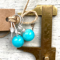 Amazonite drop earrings