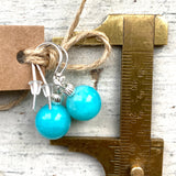 Amazonite drop earrings