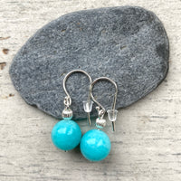 Amazonite drop earrings