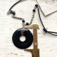 Black Onyx Statement necklace