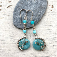 Amazonite earrings