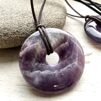 Large 50mm Pi stone necklace