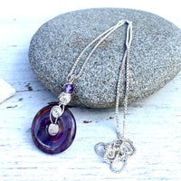 Selection of small Spiral rock pendants pendants