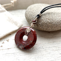 Selction of spiral rock pendants