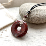 Selction of spiral rock pendants