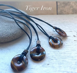 Small Tiger Iron pendant