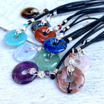 Selection of small Spiral rock pendants pendants