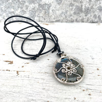 Labradorite Silver Venus necklace