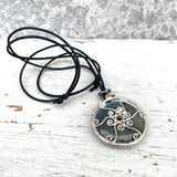 Labradorite Silver Venus necklace