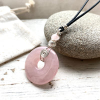 Selction of spiral rock pendants