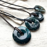 Simple unisex Gemstone pendants