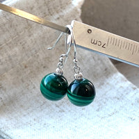 Elegant ball drop earrings