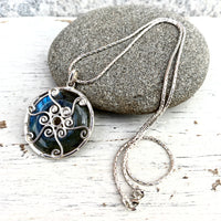 Labradorite Silver Venus necklace