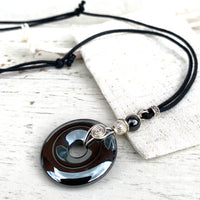 Selction of spiral rock pendants