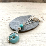 Tiny lyra necklaces