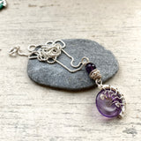 Tiny lyra necklaces