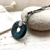 Selction of spiral rock pendants