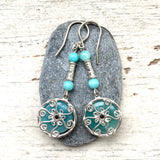 Amazonite  Venus earrings