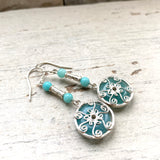 Amazonite  Venus earrings