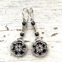 Hematite Venus earrings