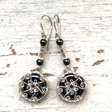 Hematite Venus earrings