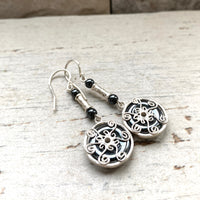 Hematite Venus earrings