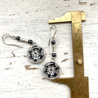 Hematite Venus earrings