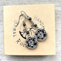 Hematite Venus earrings