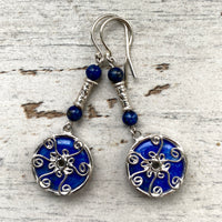 Lapis Lazuli Venus  earrings